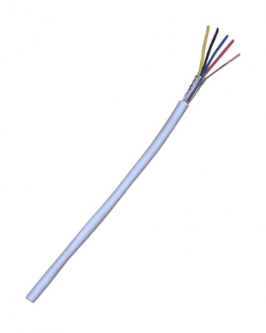 Cablu ecranat pentru alarma 4x0.22 CCA