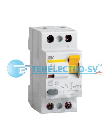 Intrerupator diferential ВД1-63 2Р 63А 100mA