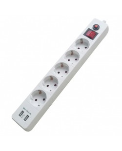 Priza bloc XN-EU05AK USB 5prize 2P+E 16A/250V