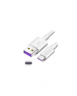 Cablu USB de incarcare Type-C 1,5m 3A alb