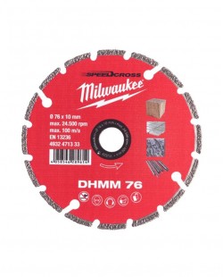 Disc taiere diamantat DHMM 76x10x1.2 mm
