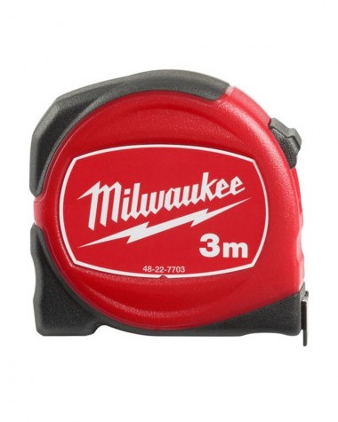 Ruleta MILWAUKEE SLIMLINE, 3M, 16MM, 48227703