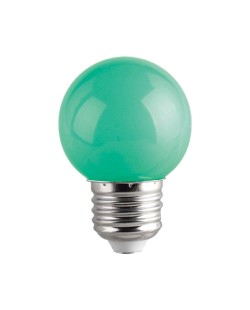 Bec LED TSV G45 1W, E27, 230 V AC (verde) Bec LED TSV G45 1W, E27, 230 V AC (verde)